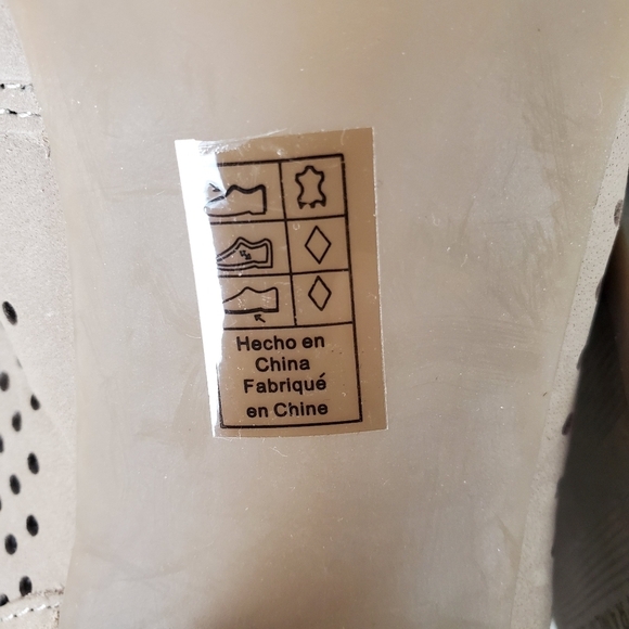 Franco Sarto Gossip Peeptoe  Slingback Sz 9W Taupe Suede - Picture 11 of 13